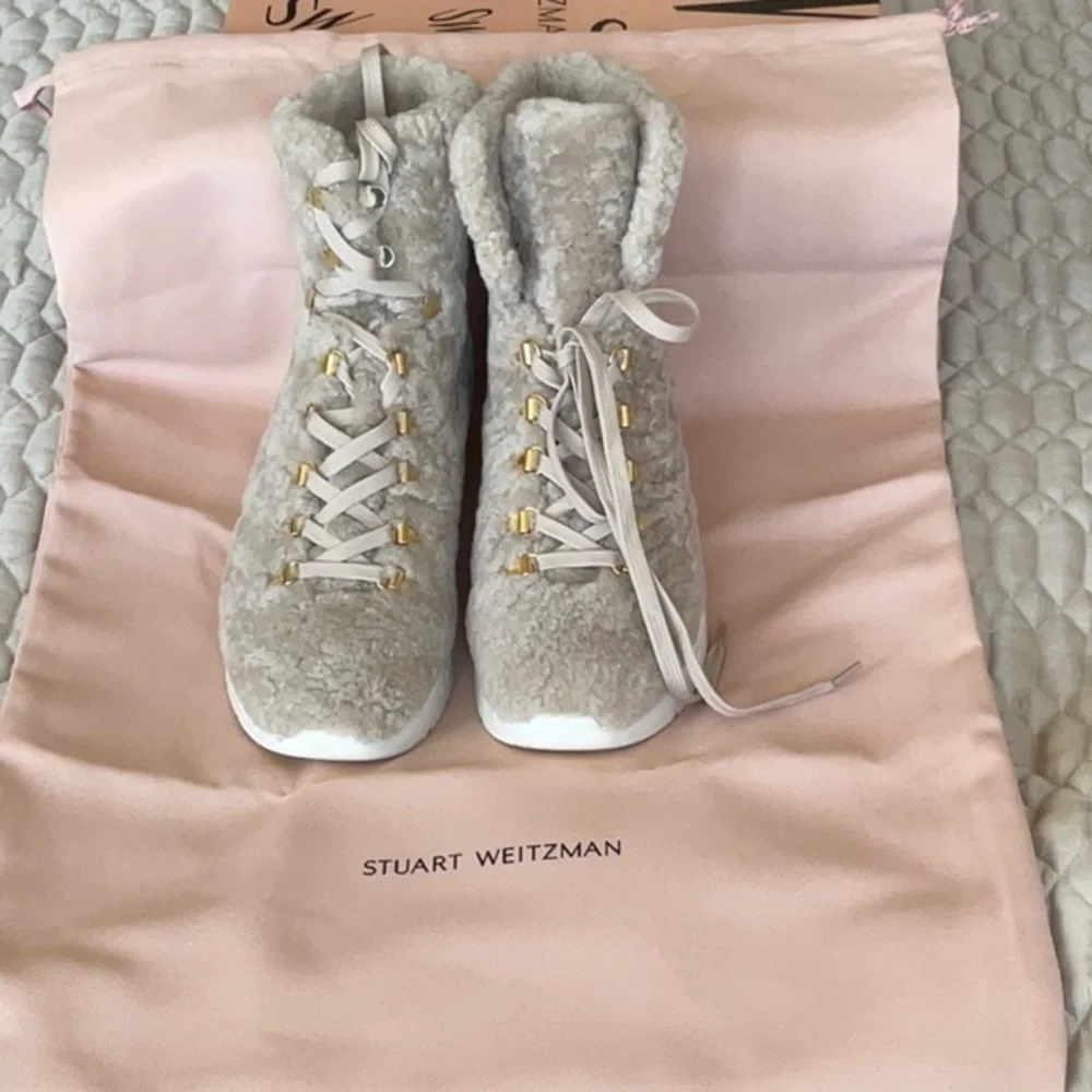 Stuart Weitzman shearling boots - Picture 4 of 4
